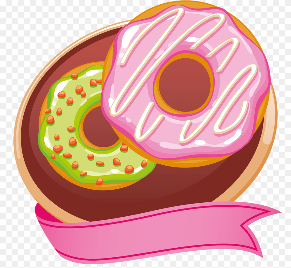 Donut, Food, Sweets, Bread, American Football Free Png Download