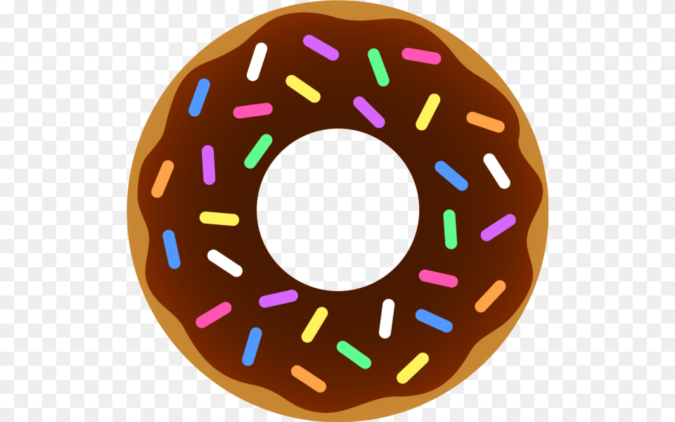 Donut, Food, Sweets, Disk Png