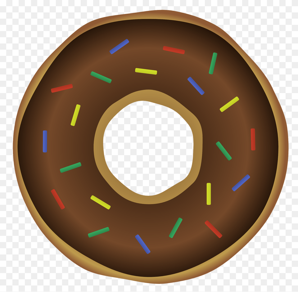 Donut, Food, Sweets, Disk Free Png