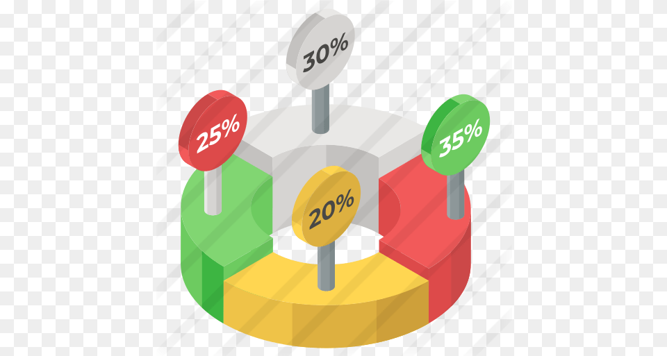 Donut Chart Sharing, Dynamite, Weapon Png Image
