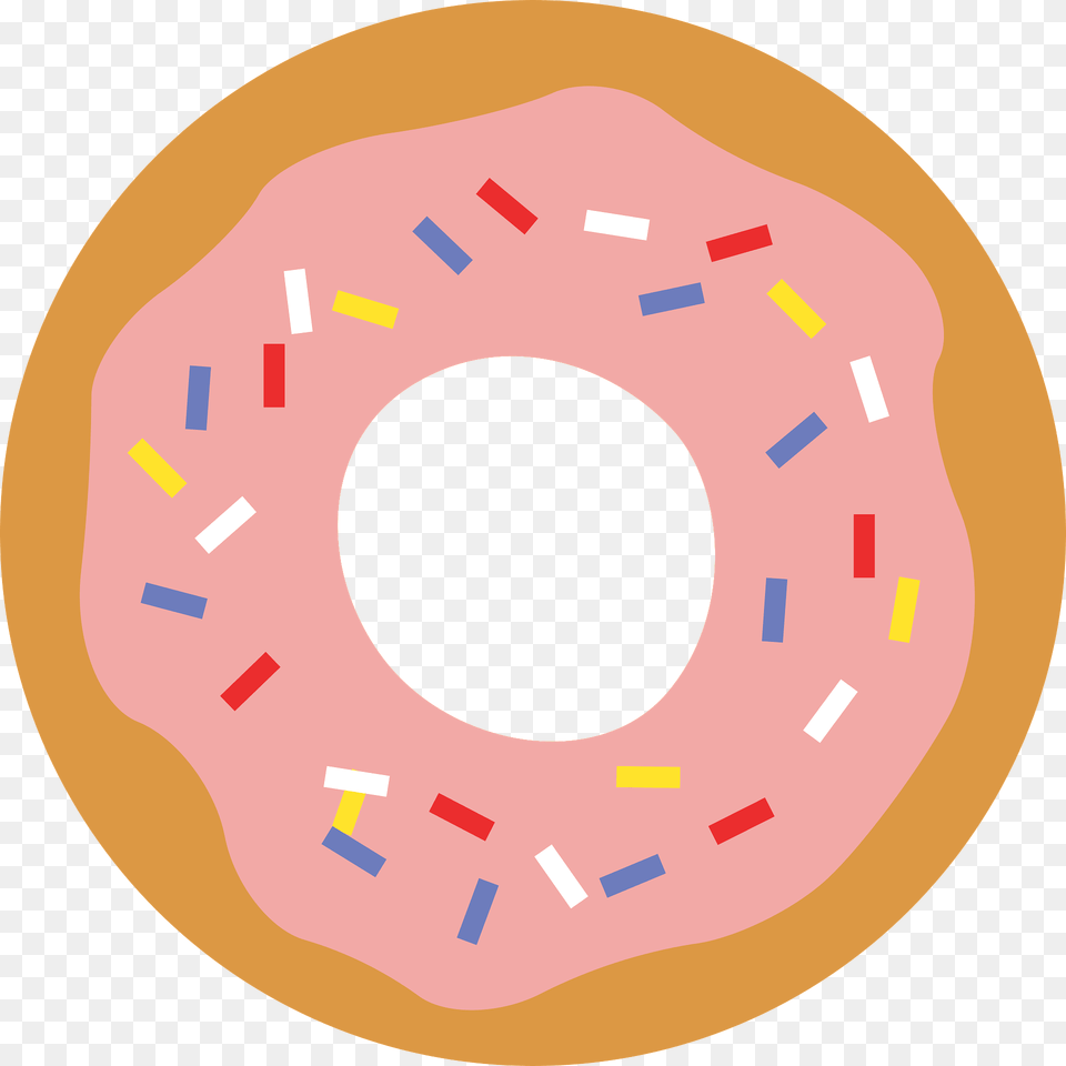 Donut Clipart, Food, Sweets, Disk Free Transparent Png