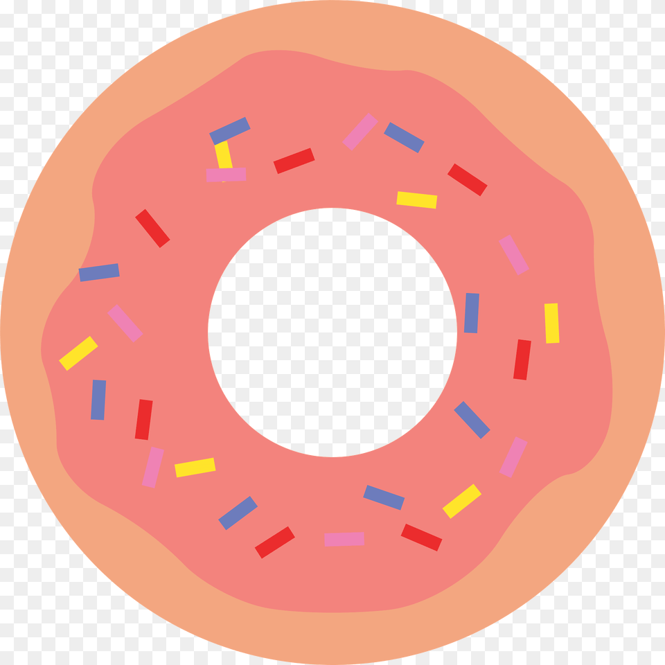 Donut Clipart, Food, Sweets, Disk Free Transparent Png