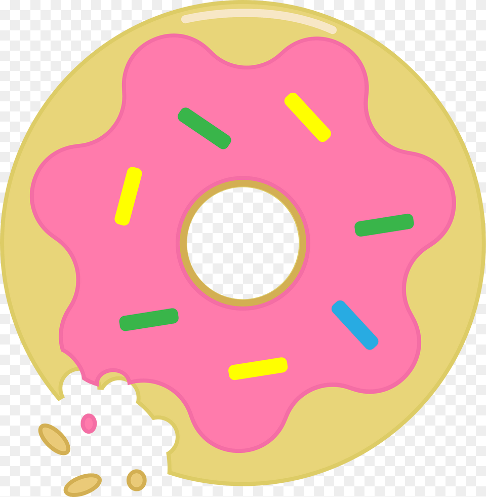 Donut Clipart, Food, Sweets, Disk Free Transparent Png