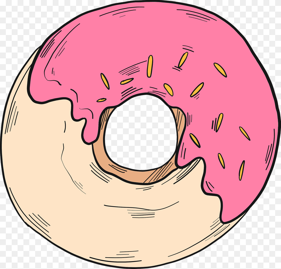 Donut Clipart, Food, Sweets, Bread, Clothing Png Image