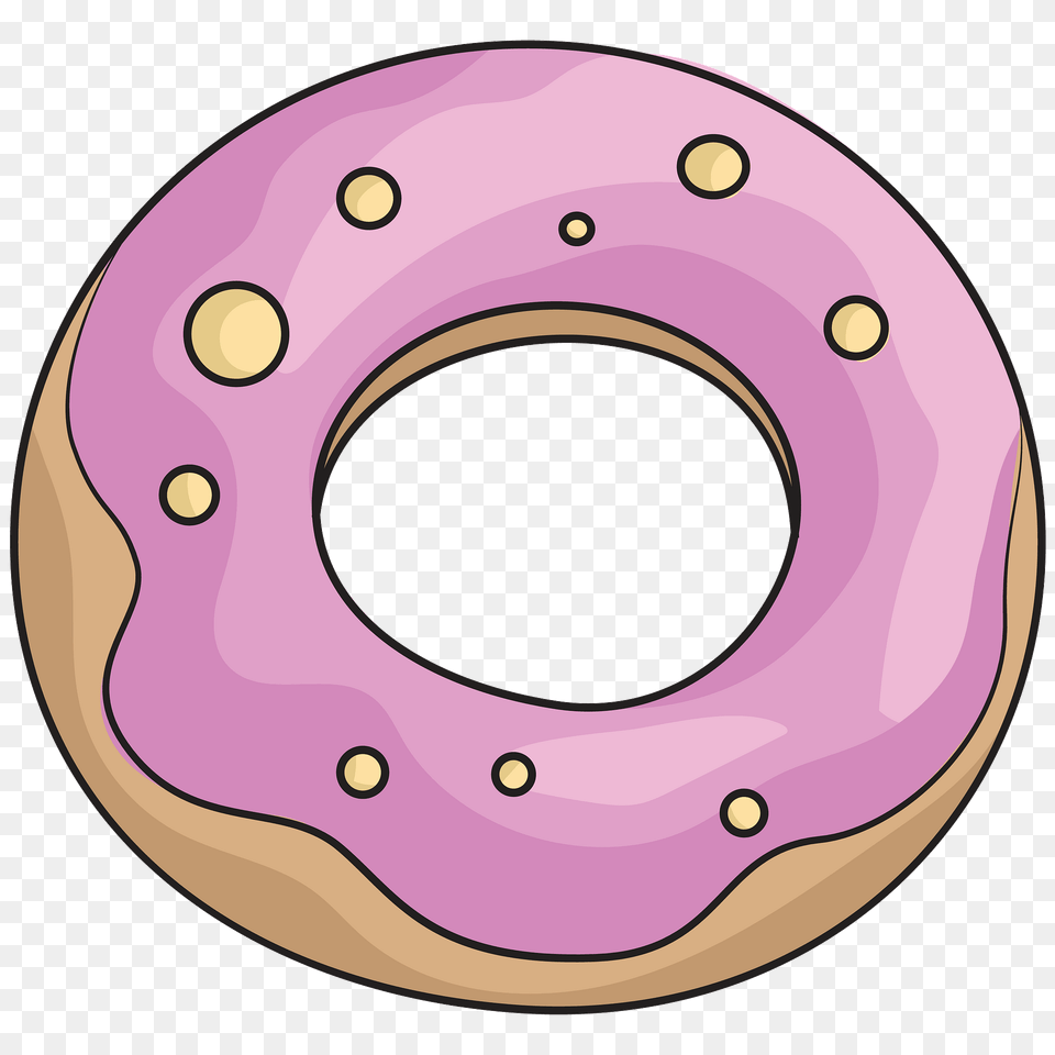 Donut Clipart, Food, Sweets, Bread, Disk Free Png