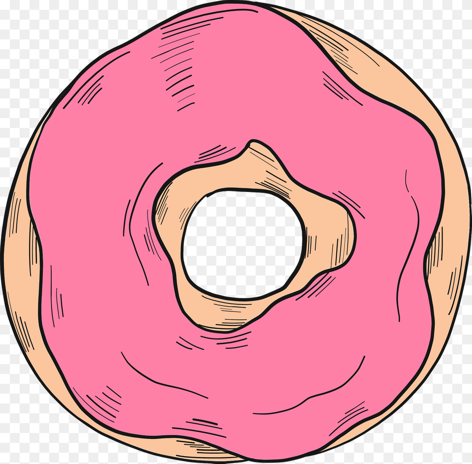 Donut Clipart, Food, Sweets, Clothing, Hardhat Png Image