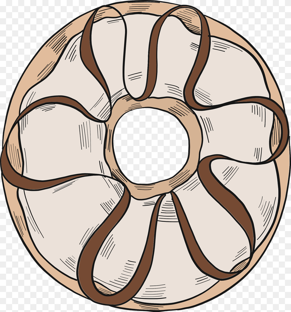 Donut Clipart, Coil, Spiral, Cushion, Home Decor Free Png