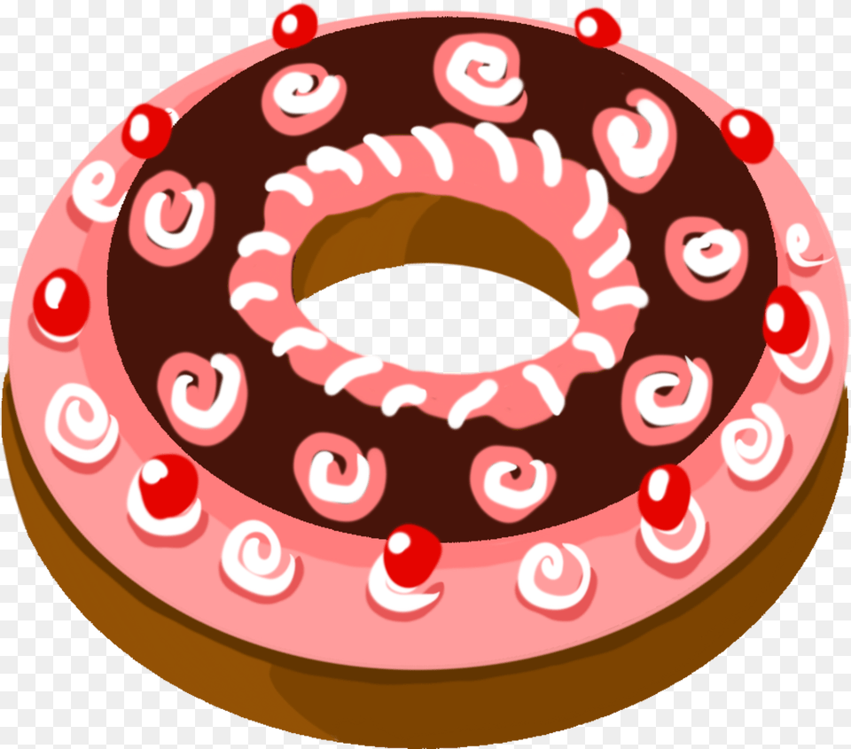 Donut Clipart Doughnut, Birthday Cake, Cake, Cream, Dessert Png Image