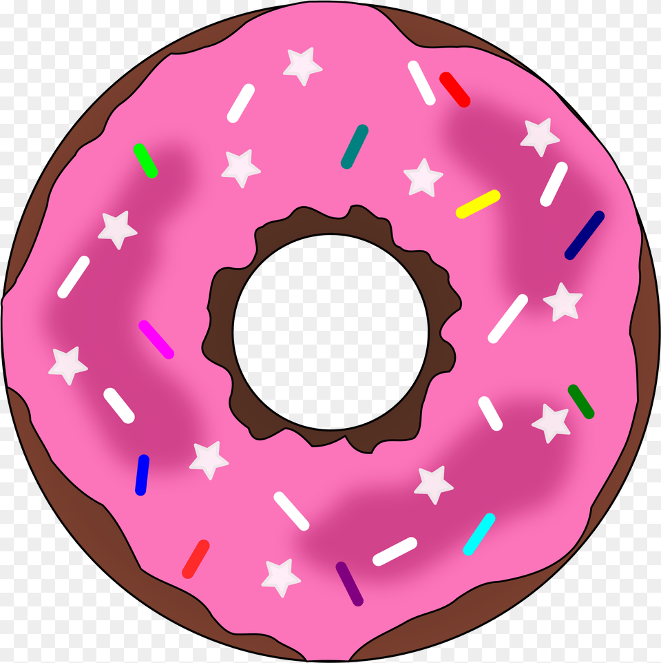 Donut Donut Clipart Transparent Background, Birthday Cake, Cake, Cream, Dessert Png Image