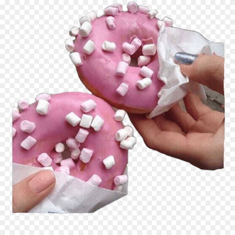 Donut Donuts Doughnut Doughnuts Food Foodpng Donutp Pink Aesthetic Donut, Baby, Person, Face, Head Png