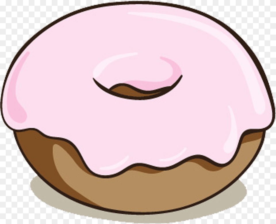 Donut Doughnut Cartoon Frame Clipart Graphic Pumpkin, Cream, Dessert, Food, Icing Free Png