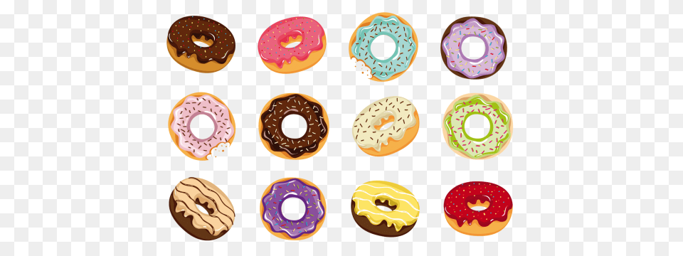 Donut Doughnut Food Photo, Sweets, Bread Free Png