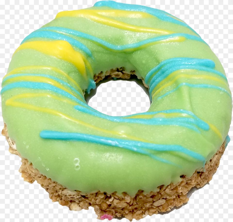 Donut Green, Birthday Cake, Cake, Cream, Dessert Png Image