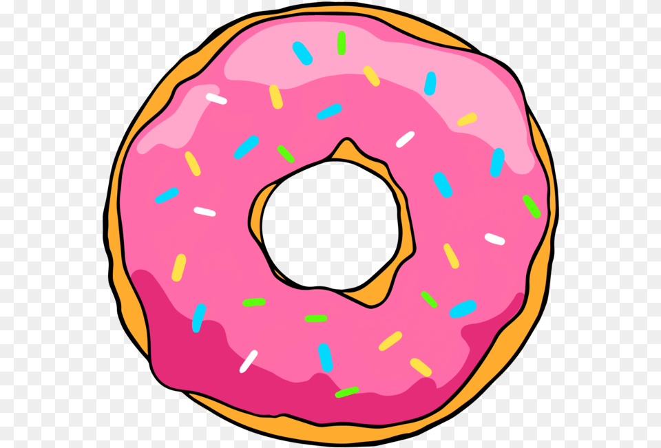 Donut Image Simpsons Donut, Food, Sweets, Birthday Cake, Cake Png
