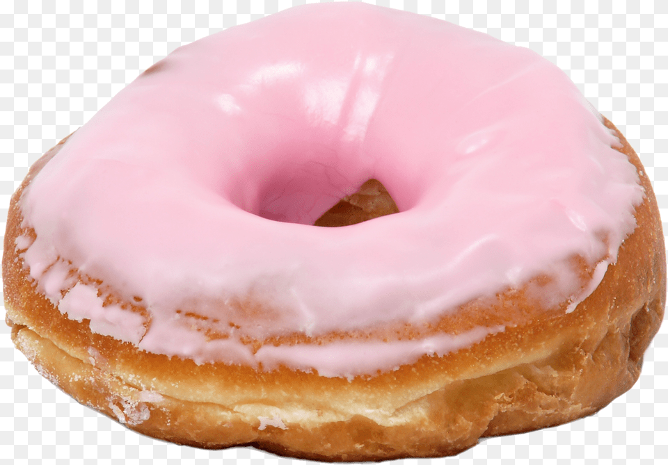 Donut Pink Real Food Delicious Yummy Report Ariana Grande Donut, Sweets, Bread Png Image