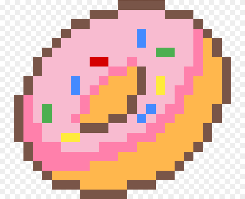 Donut Pixel Art Grid, First Aid Free Png