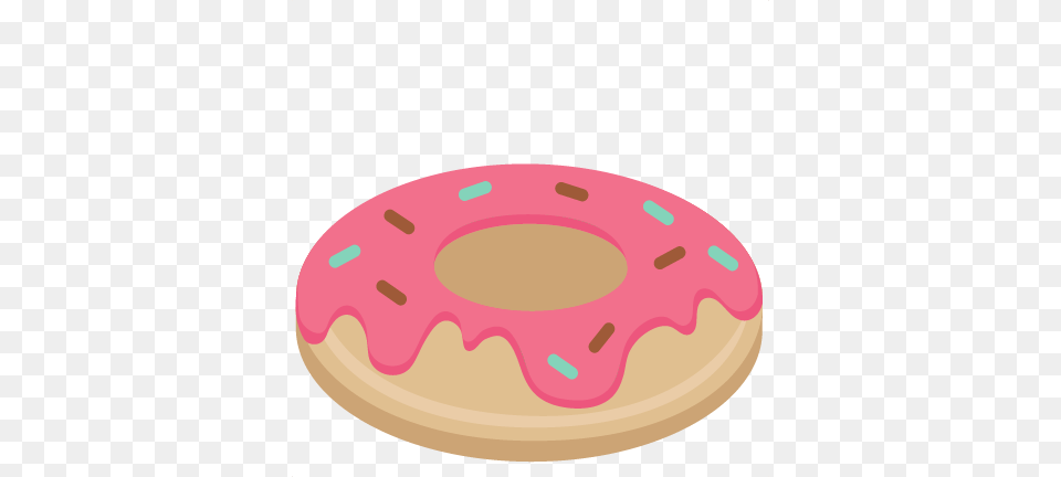Donut Scrapbook Cute Clipart For Silhouette, Food, Sweets Free Transparent Png