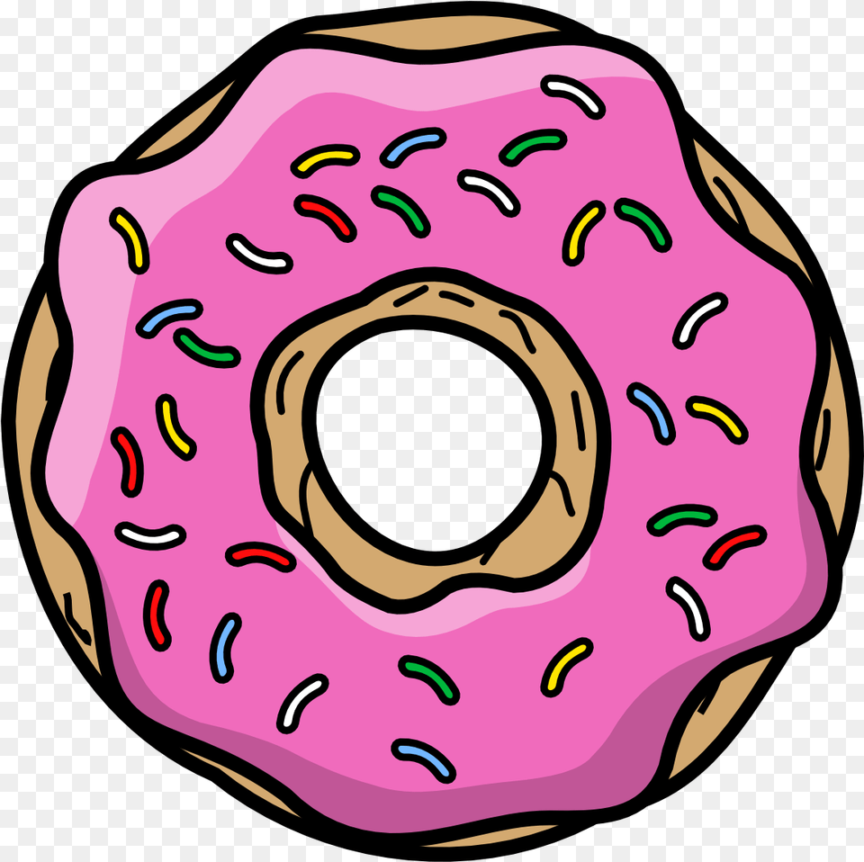 Donut Simpson, Food, Sweets, Person, Head Free Transparent Png