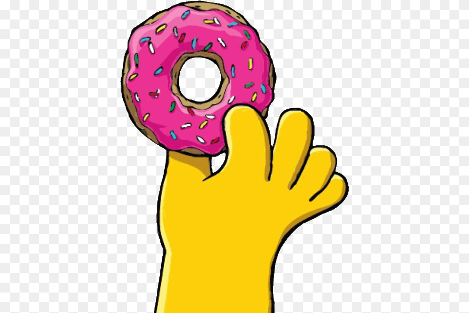 Donut Simpsons Transparent, Food, Sweets Free Png
