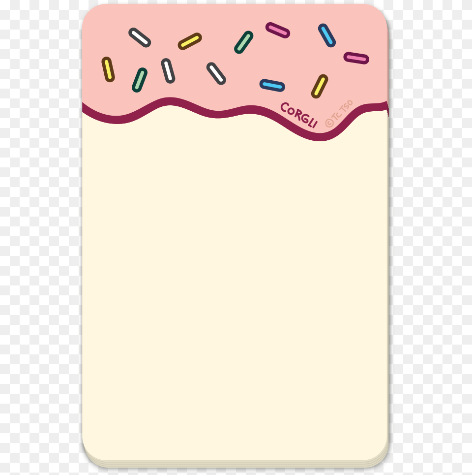 Donut Sprinkles Sticky Notes By Corgli Amp Co Ice Cream, White Board, Electronics, Mobile Phone, Phone Free Transparent Png