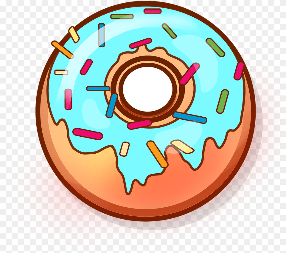 Donut Sweets Baking Food Tasty Bun Yummy Icon Donuts Template Free Png Download