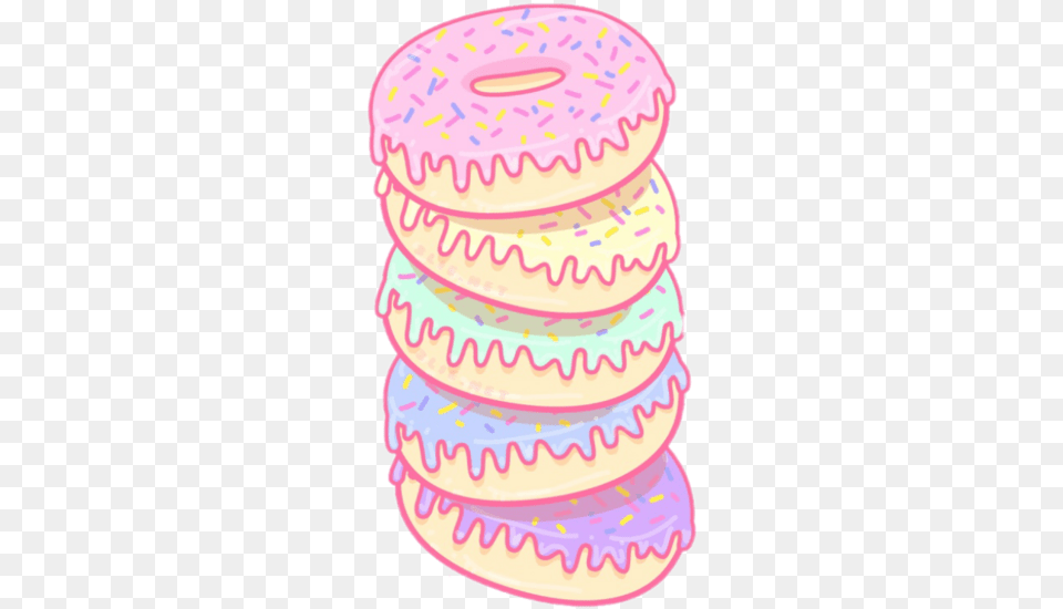 Donut Tower Clip Art, Birthday Cake, Cake, Cream, Dessert Png Image