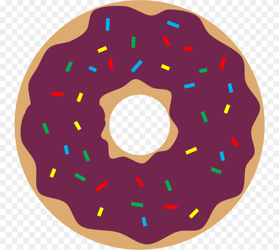 Donut Vector Watercolor Donuts Purple Clip Art, Food, Sweets Png Image