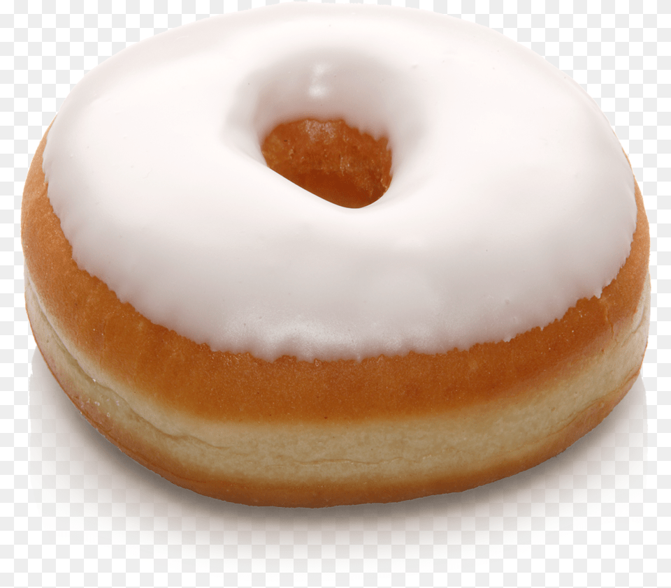 Donut White Sugar Icing White Frosting Donuts, Food, Sweets, Bread Free Png Download