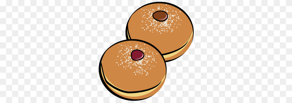 Donuts Berliner Ice Cream Sufganiyah Dessert, Food, Sweets, Bread, Disk Free Png