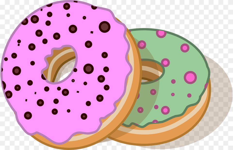 Donuts Clipart, Food, Sweets, Donut, Bread Png
