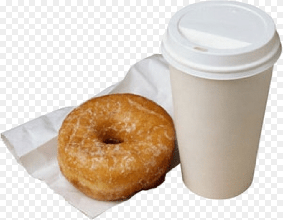 Donuts Coffee, Food, Sweets, Bread, Cup Free Png Download