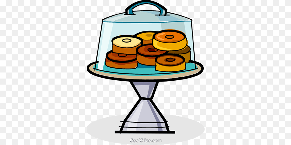 Donuts In A Display Case Royalty Vector Clip Art Illustration, Food, Sweets, Device, Grass Free Png Download