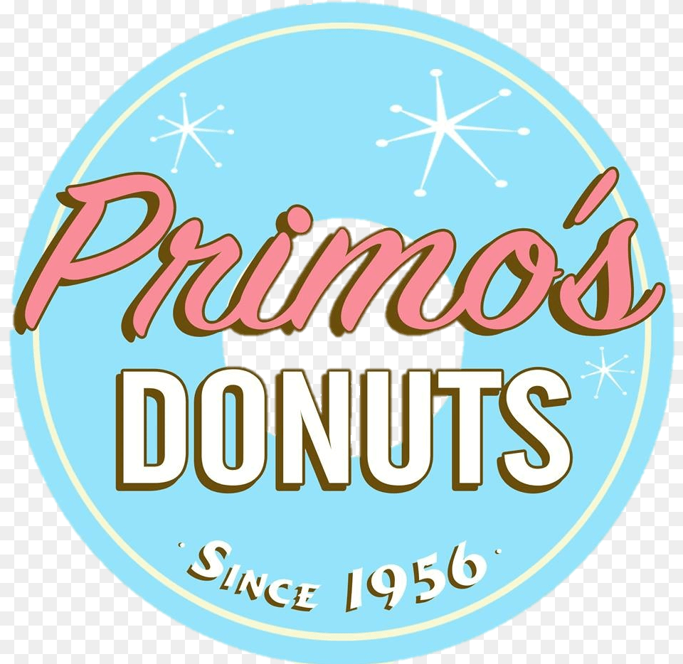 Donuts Primos Donuts, Logo, Book, Publication, Badge Png Image