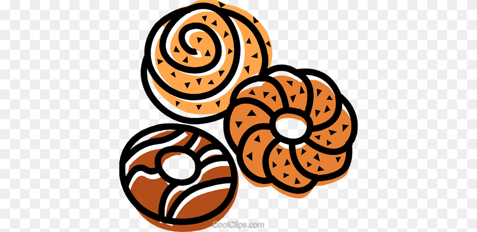 Donuts Royalty Free Vector Clip Art Illustration, Food, Sweets, Bread, Donut Png