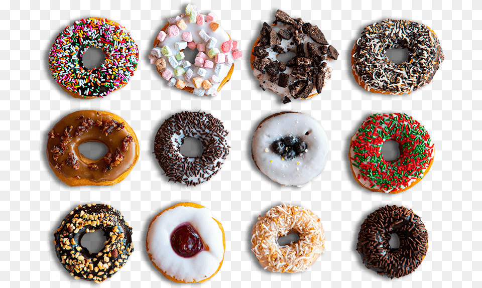 Donuts Top Mandala Design For Shoulder, Food, Sweets, Donut, Ketchup Free Transparent Png