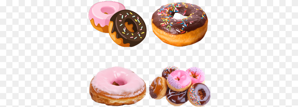 Donuts Transparent Stickpng Doughnut Clipart, Donut, Food, Sweets, Birthday Cake Free Png