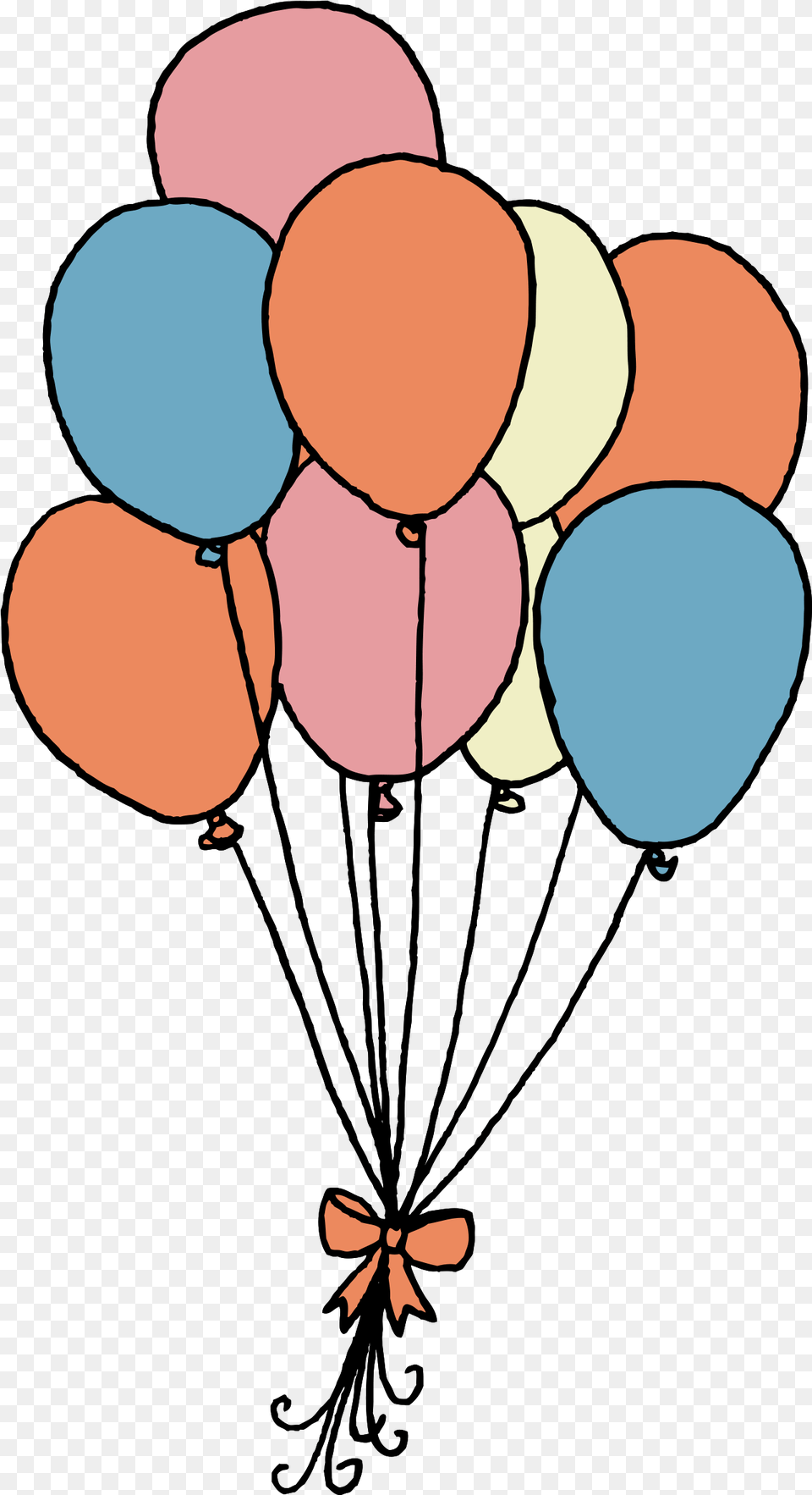 Doodle Balloon Bundle Transparent, Person Png