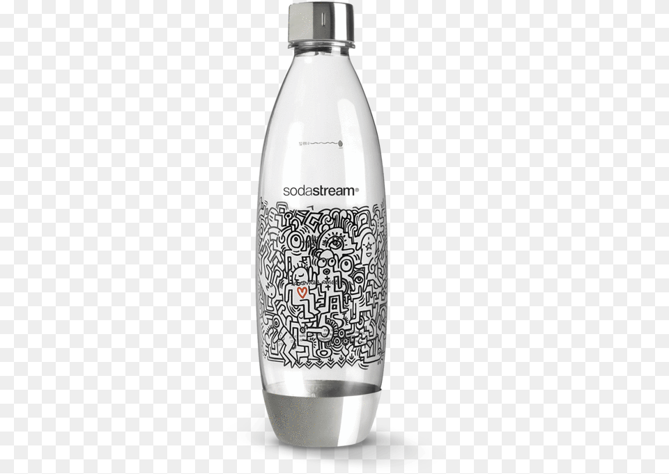 Doodle Designer Bottle Sodastream Bottles, Beverage, Milk, Water Bottle Free Transparent Png