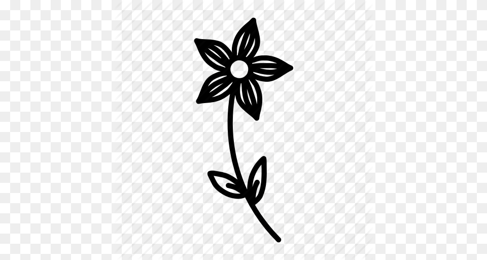 Doodle Environment Flower Garden Nature Petals Plant Icon, Pattern Png