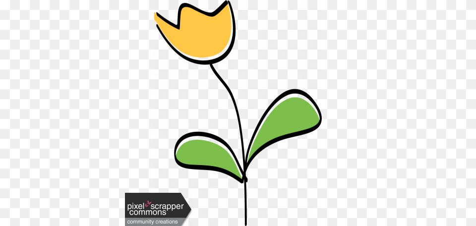 Doodle Flower Graphic, Leaf, Plant, Petal, Sunflower Free Png