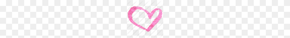 Doodle Hand Drawn Heart Love Sketch Valentine Watercolor Icon Free Transparent Png