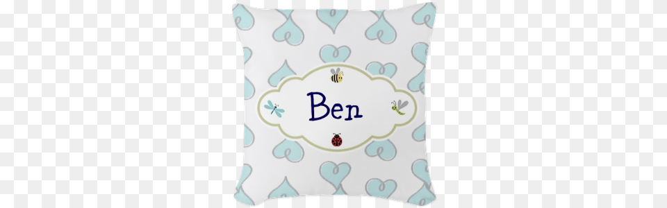 Doodle Hearts Blue Woven Throw Pil Am A Blessing Baby Throw Blanket, Cushion, Home Decor, Pillow Png
