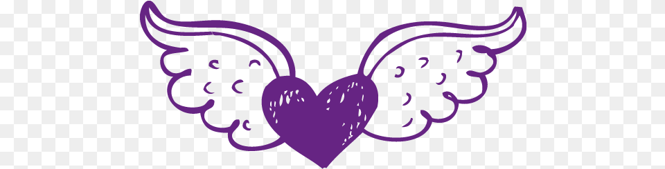 Doodle Hearts Transparent Clipart Buenos Dias Princesa, Purple, Heart Png