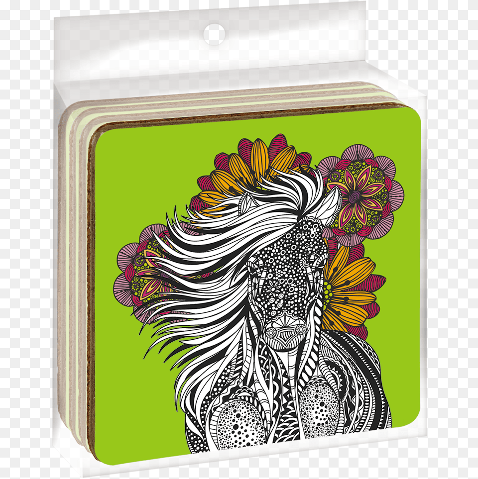 Doodle Horse Ecocoaster Set, Art, Drawing, Pattern Free Transparent Png