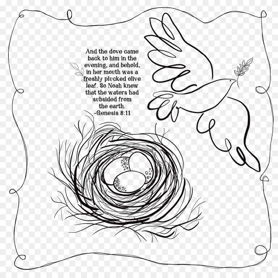 Doodle The Dove, Blackboard, Art, Drawing, Pattern Png Image