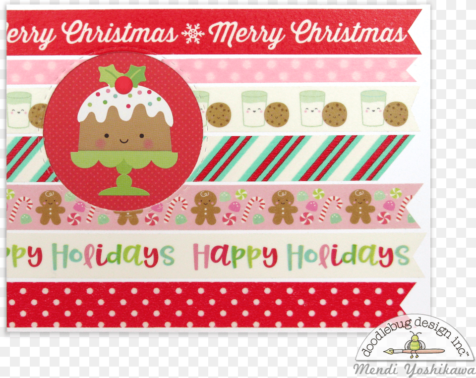 Doodlebug Design Inc Blog Washi Tape Challenge Christmas For Party, Envelope, Greeting Card, Mail, Food Free Transparent Png