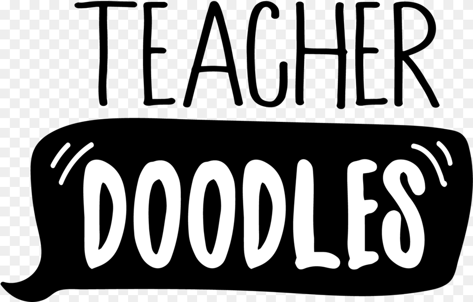 Doodles Teacher, Logo, Text Png