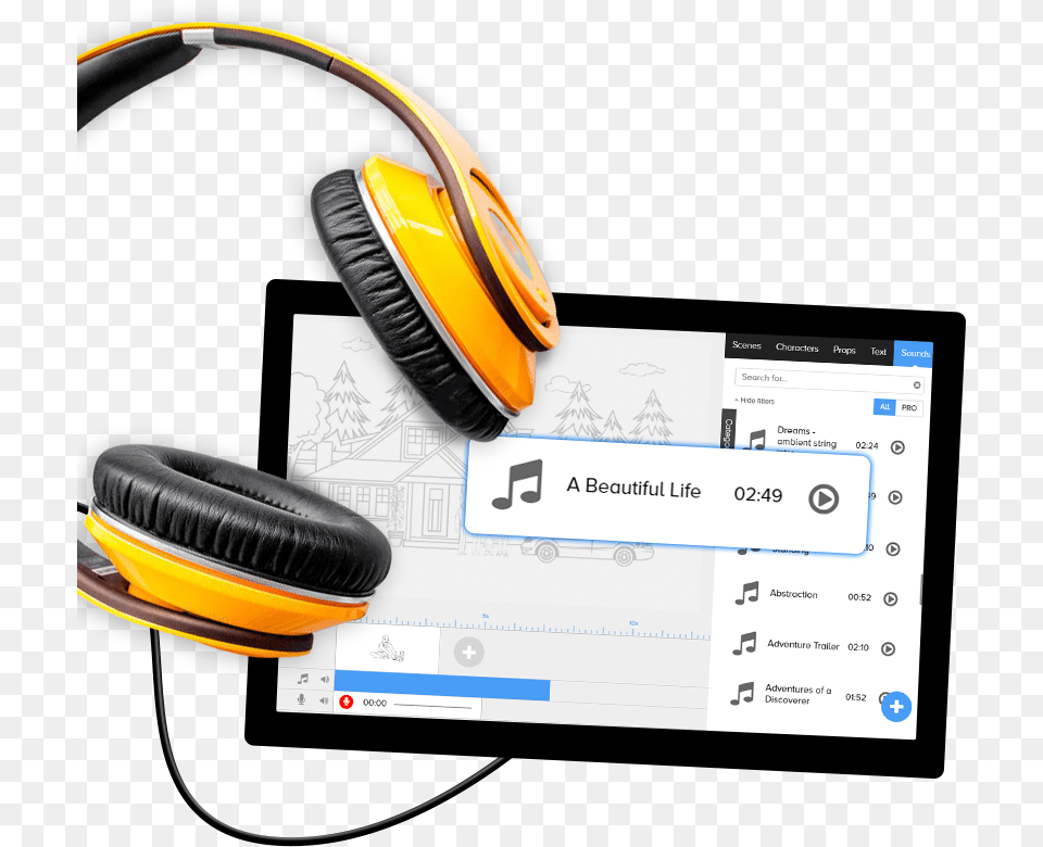 Doodly, Electronics, Headphones, Text Png Image