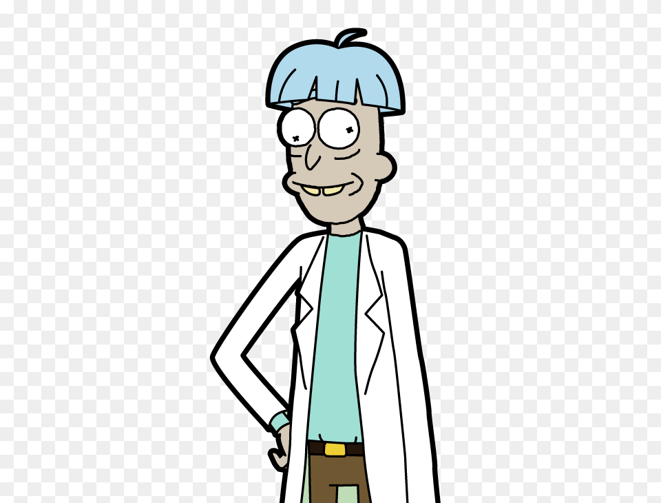 Doofus Rick, Clothing, Coat, Person, Cartoon Free Png