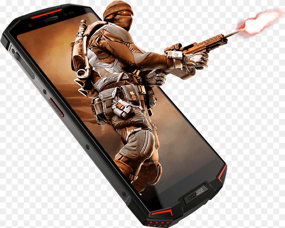 Doogee Gaming Mobile Phone, Electronics, Mobile Phone, Adult, Male Png